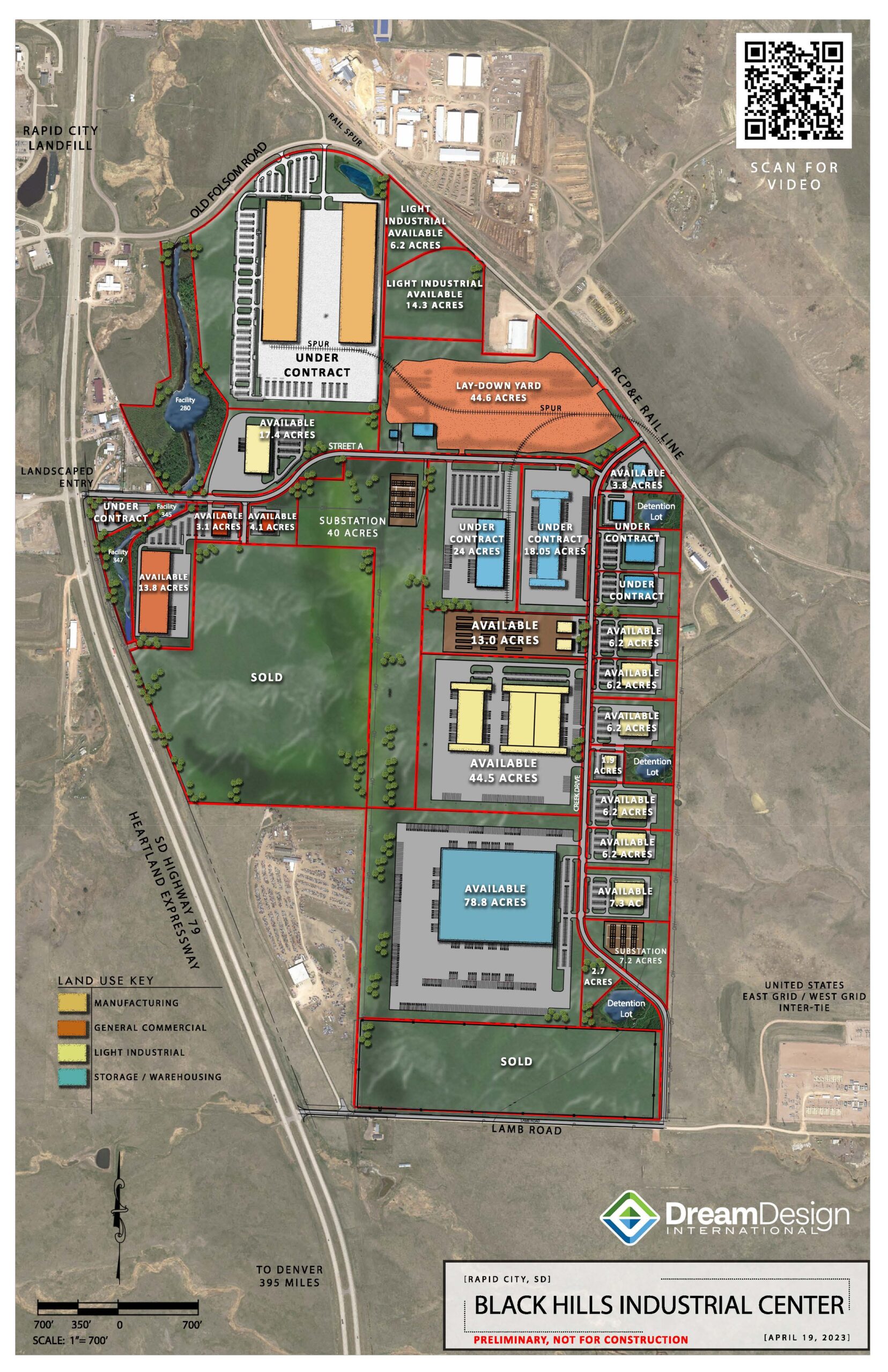 Black Hills Industrial Center master plan