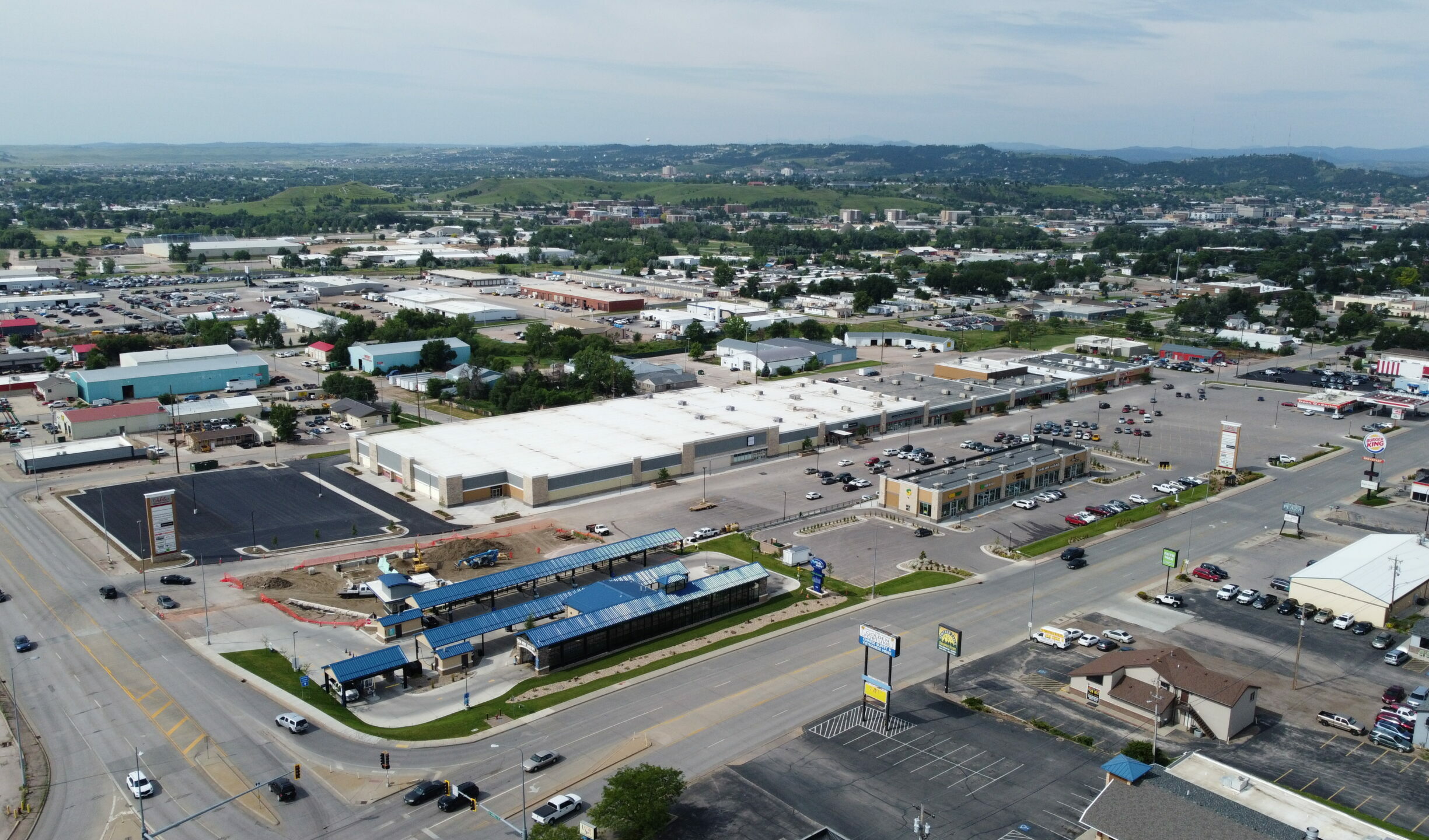 example of a redevelopment project, reworking an old Kmart into a new commercial hub