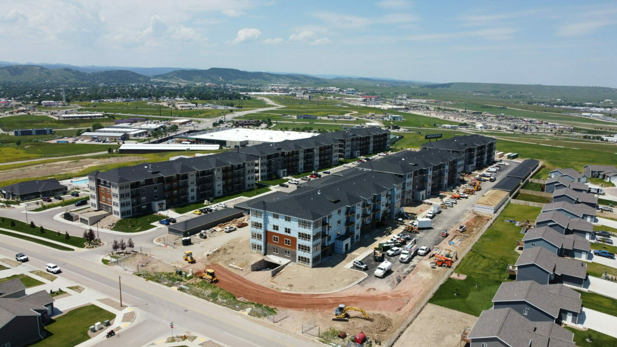 Apartments under construction in Rapid City