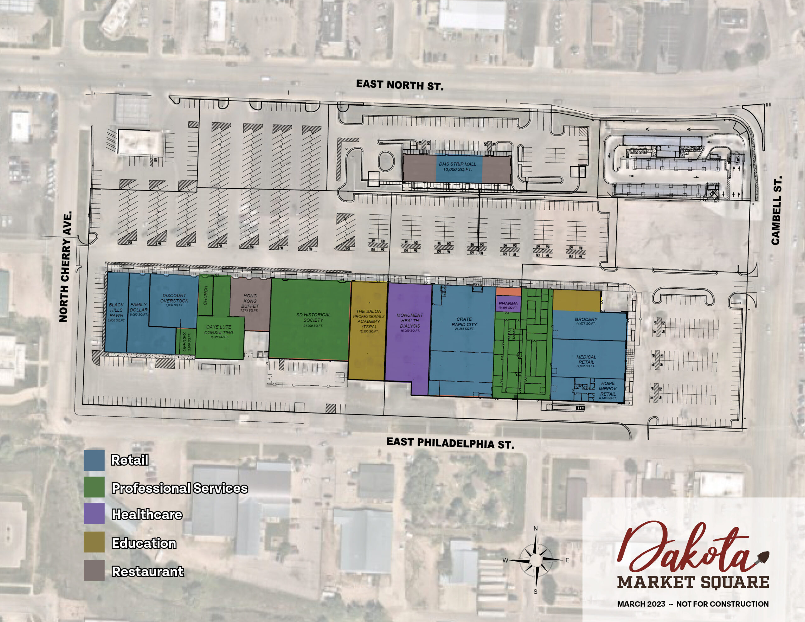 dakota market square master plan in Rapid City south Dakota