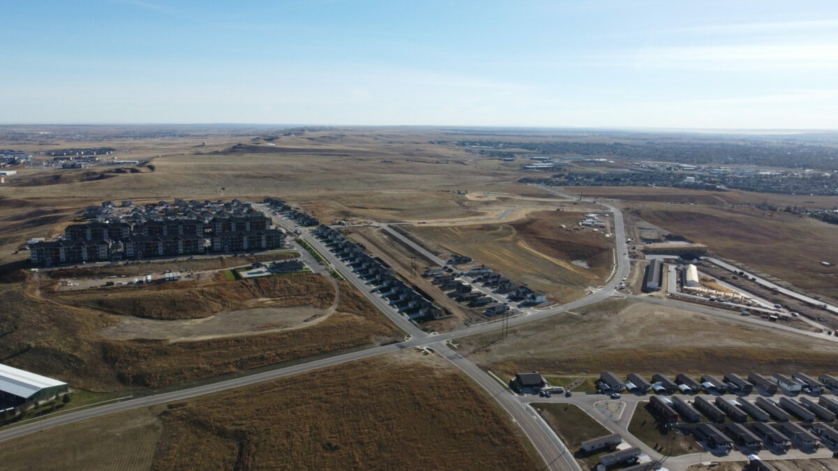 aerial photo of shepherd hills subdivision in rapid city south dakota