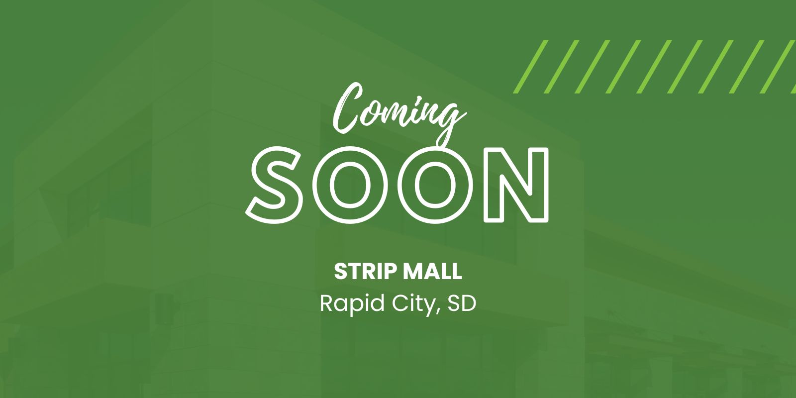coming soon strip mall in rapid city