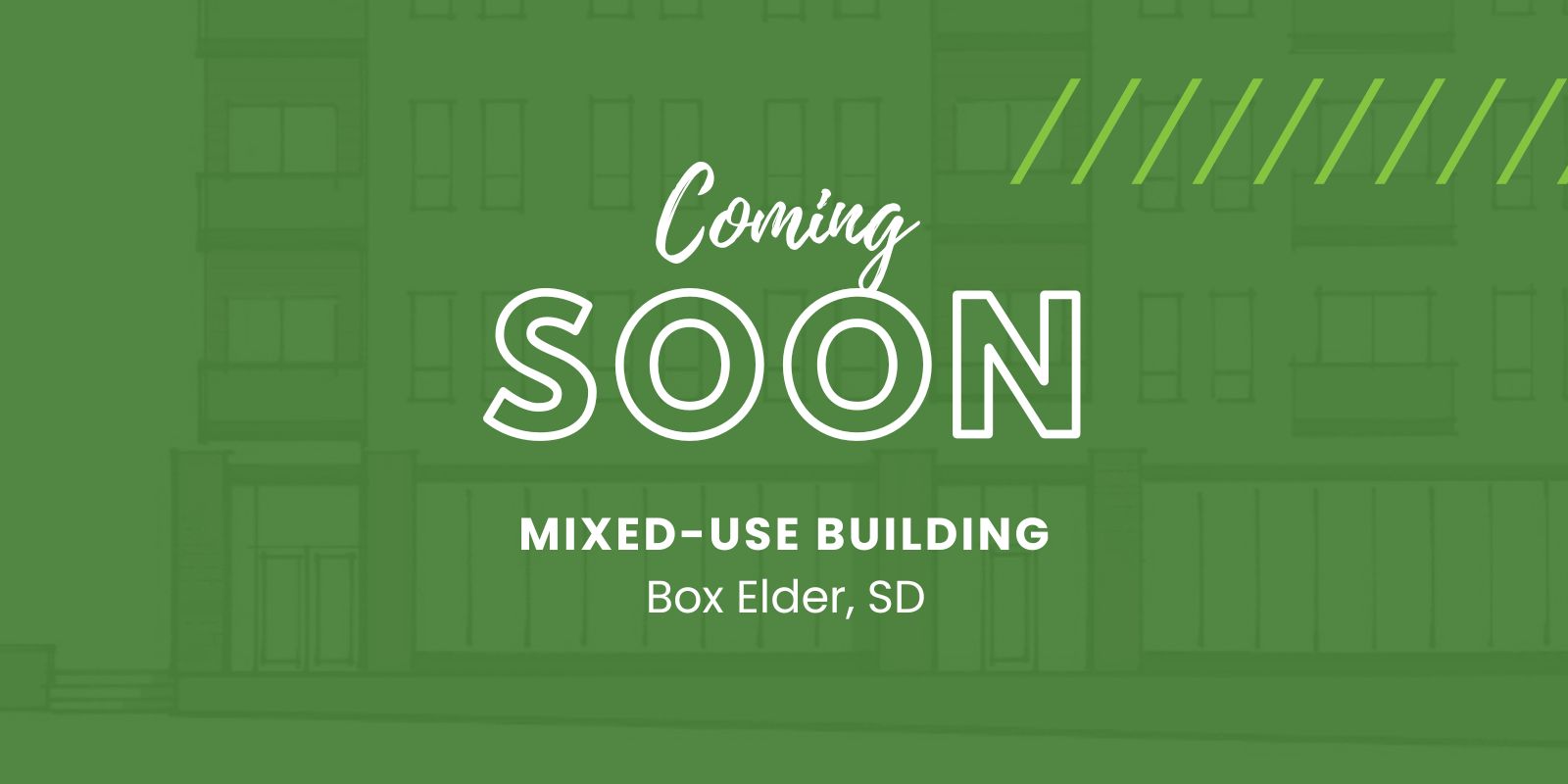 coming soon mixed use building